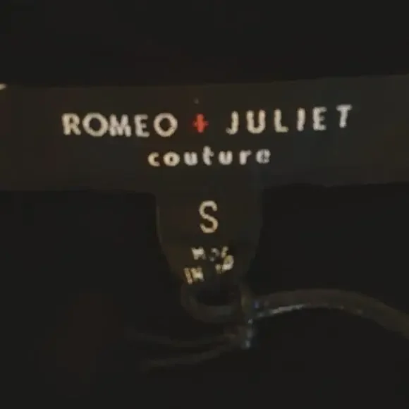 Romeo & Juliet Couture Faux Leather Moto Style Jacket EUC - Picture 7 of 10